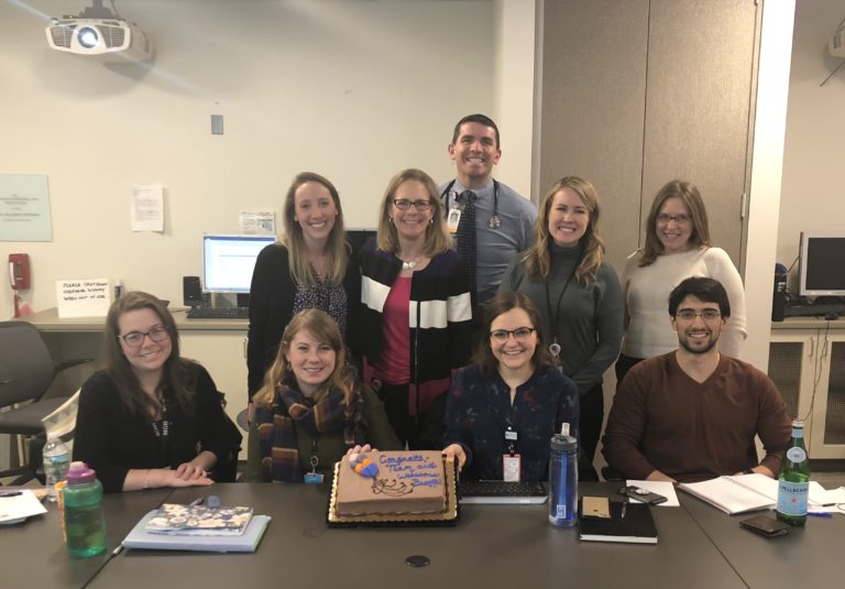 MGH Research Team Celebrating the Enrollment of the 2000th Patient