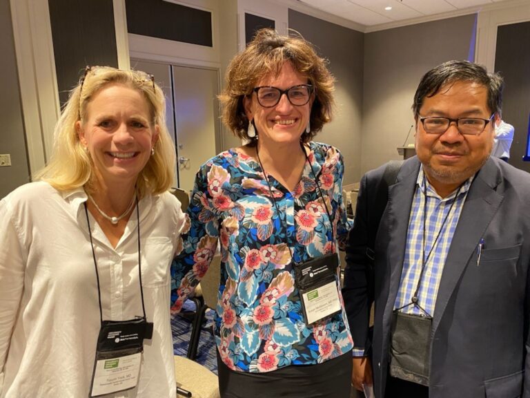 Drs. Torunn Yock, Susan McGovern and Arnold Paulino at the SIOP Annual Conference